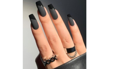 nail designs black
